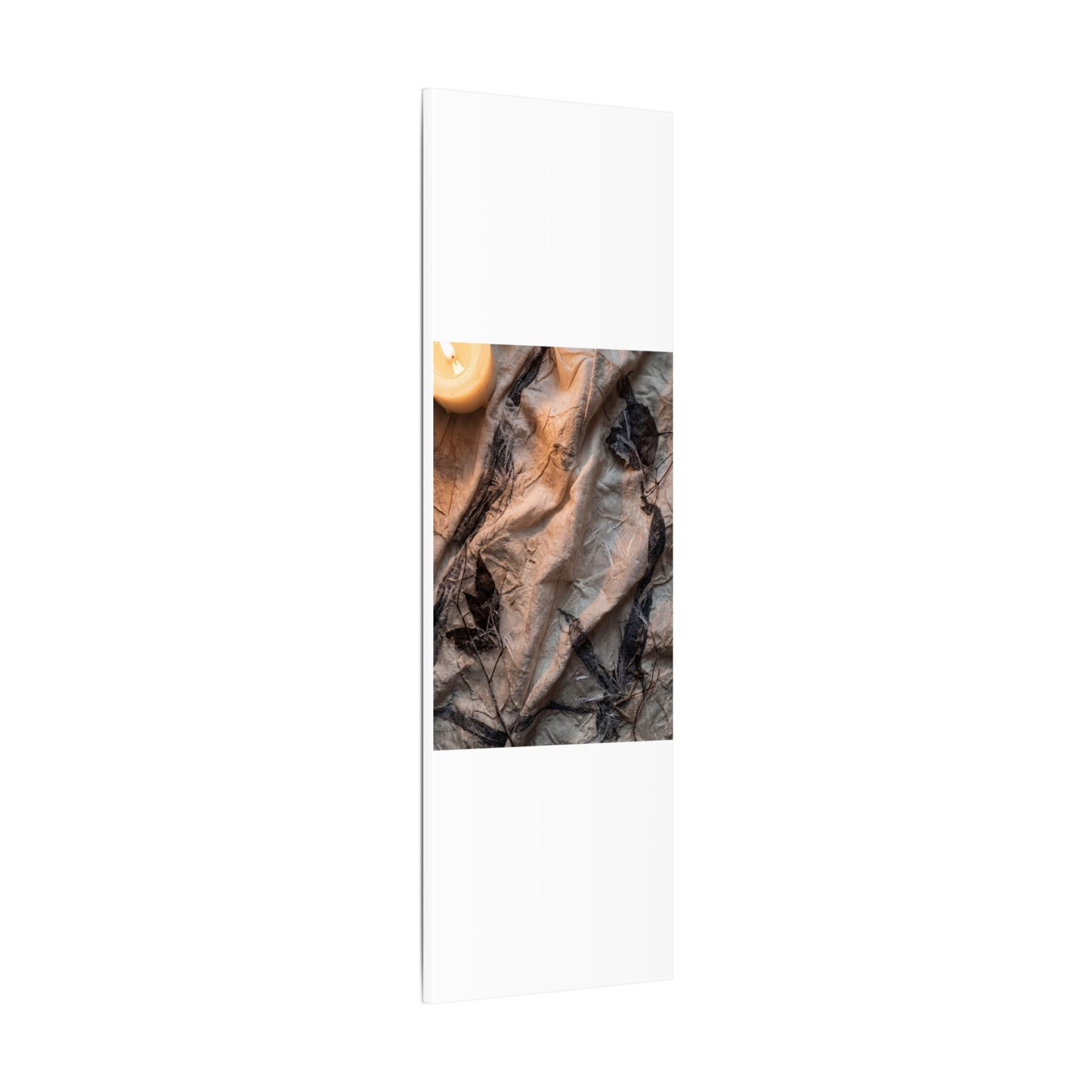 Candlelight Silk Drape Canvas Art - Japandi Mono No Aware