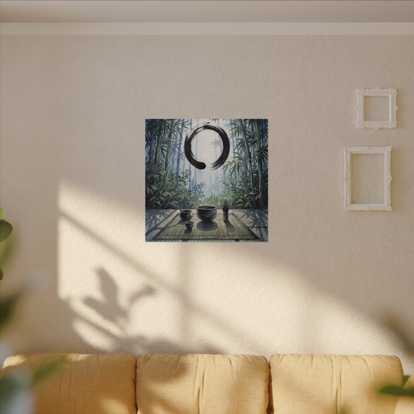 Seijaku Tea Ceremony Canvas Art - Zen Enso