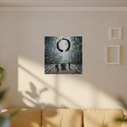 Seijaku Tea Ceremony Canvas Art - Zen Enso