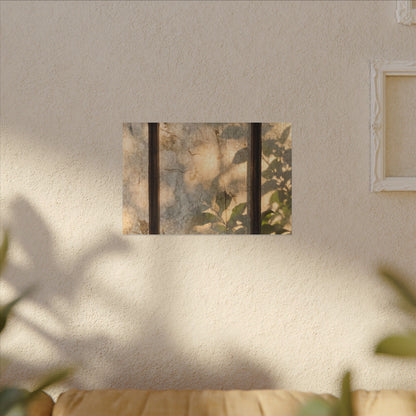 Golden Hour Shoji Screen Canvas Art - Japandi Mono No Aware