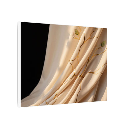 Golden Hour Silk Drape Canvas Art - Kintsugi Fukinsei