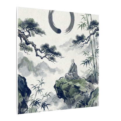 Zen Sumi-e Canvas Art