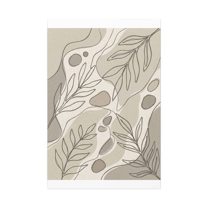 Japandi Minimal Line Canvas Art