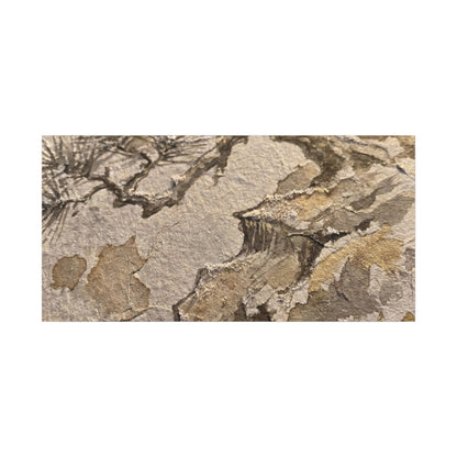 Pine Tree Canvas Art | Winter Japandi Japanese Pattern Art