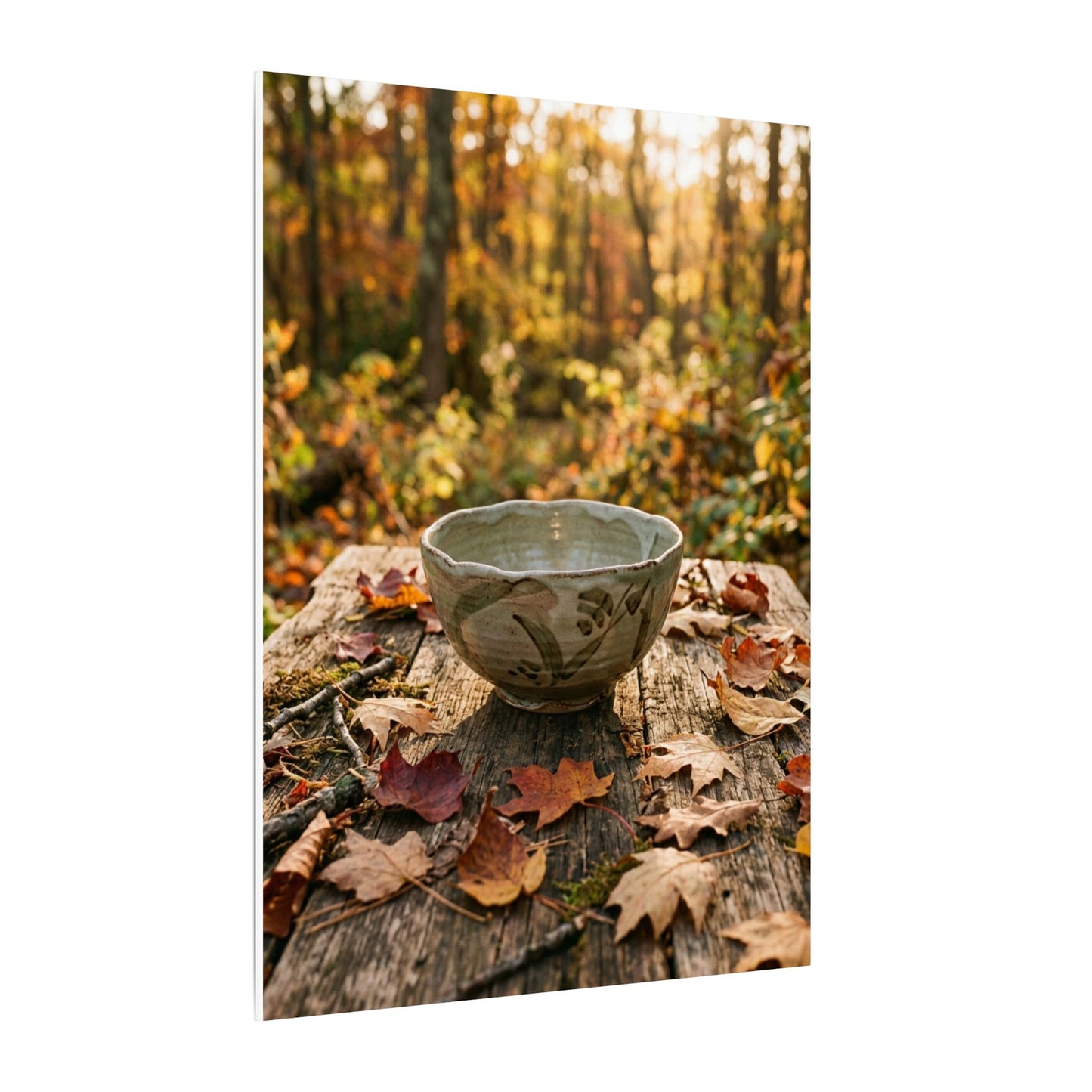 Spring Rock Garden Moody Minimal Canvas Art | Luxurious Decor