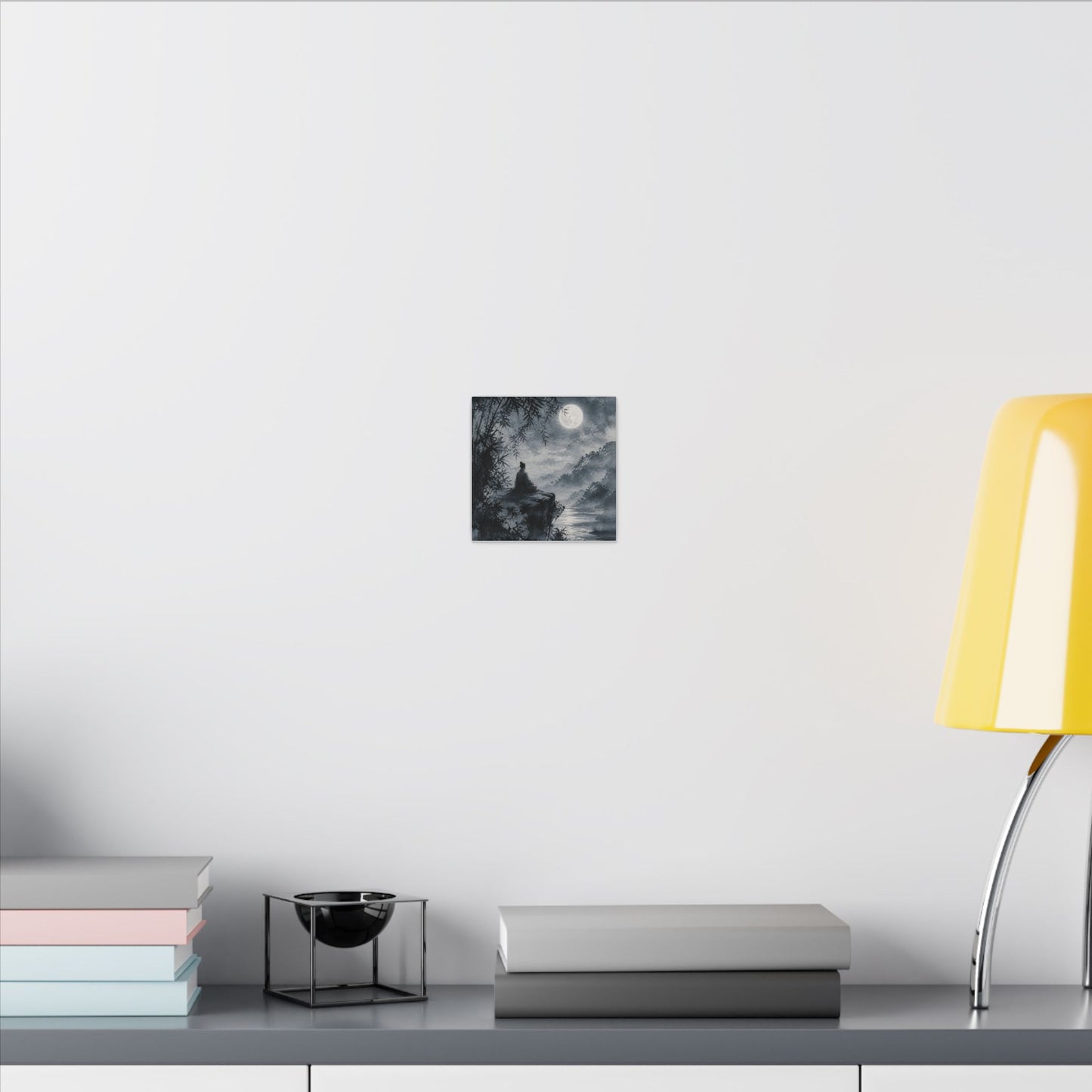Ink Brushstroke Sumi E Canvas Art | Serene Zen Art