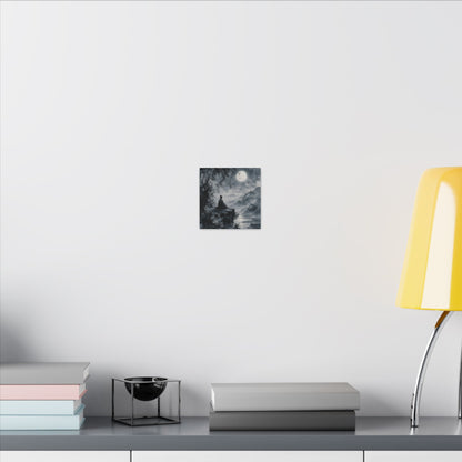 Ink Brushstroke Sumi E Canvas Art | Serene Zen Art