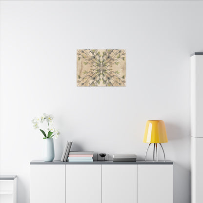 Shibui Shadow Play Canvas Art - Japandi Watercolor