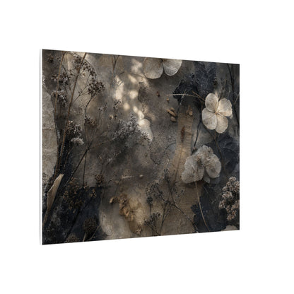 Winter Dried Flowers Texture Canvas Art | Elegant Decor