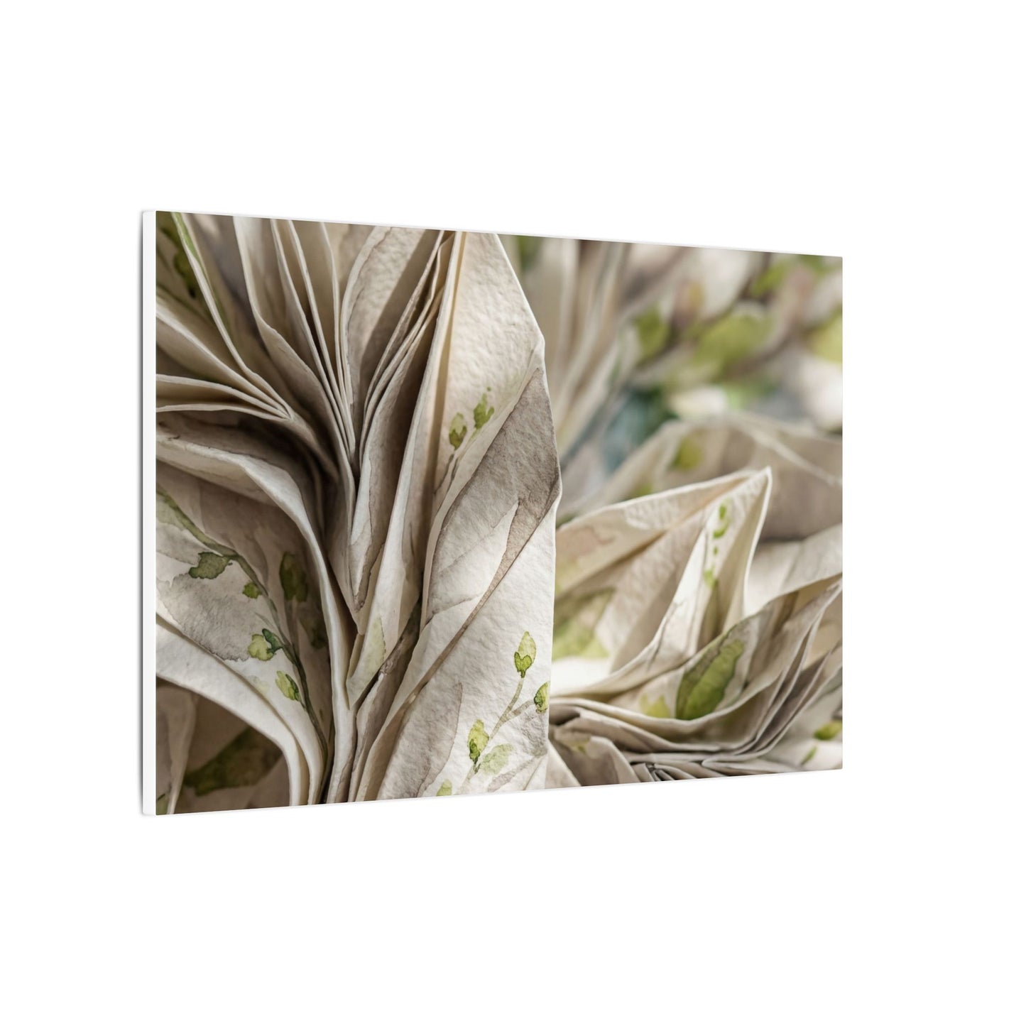 Fukinsei Paper Fold Canvas Art - Japandi Watercolor