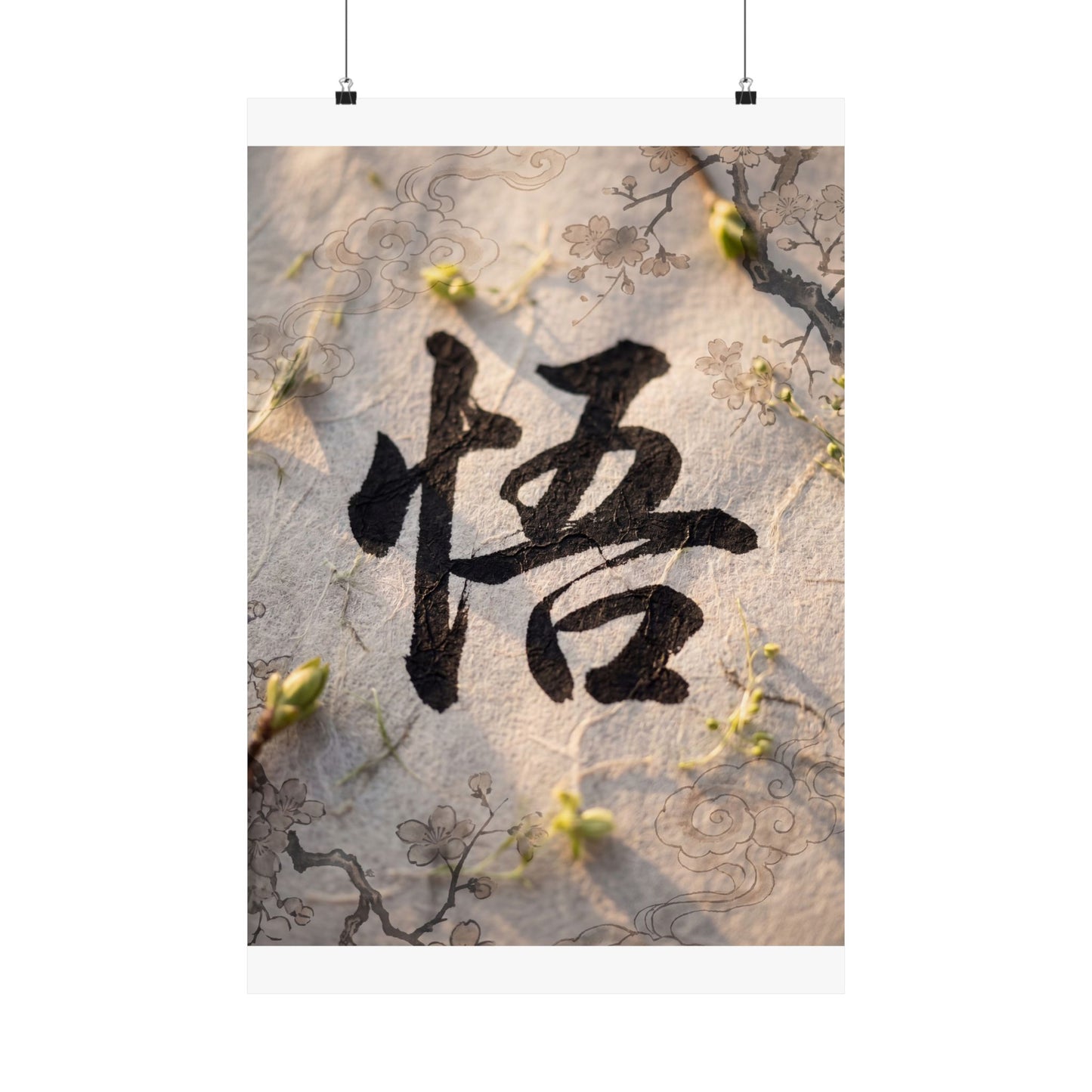 Art Wall Art Print | Spring Zen Ukiyo E Inspired Art