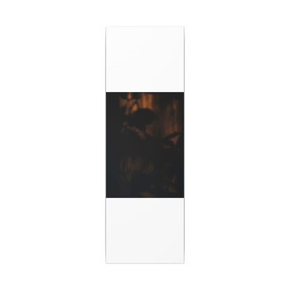 Shadow Play Summer Canvas Art | Dark Japandi Sophisticated Design