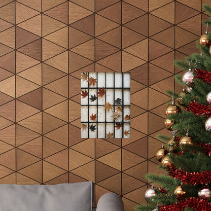 Shoji Screen Texture Wall Art Print | Elegant Japandi Art