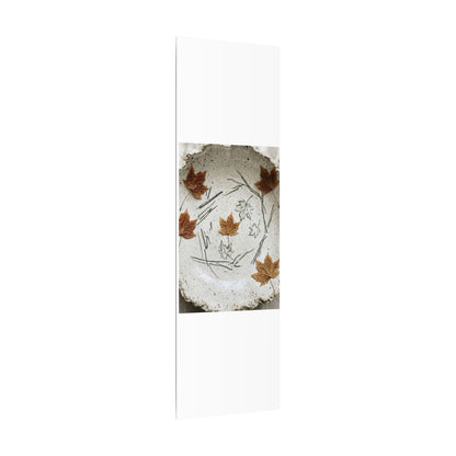 Ceramic Bowl Autumn Canvas Art | Japandi Elegant Design