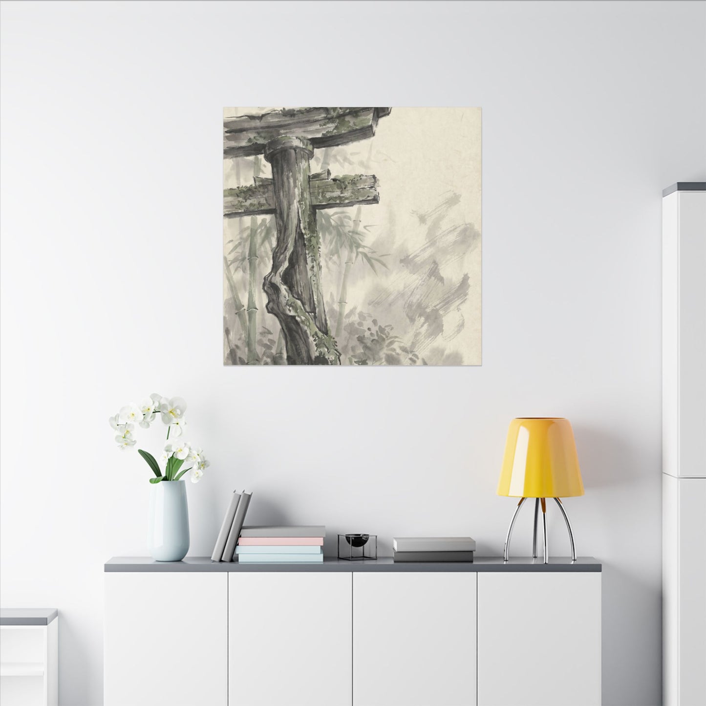 Torii Gate Summer Canvas Art | Zen Tranquil Design
