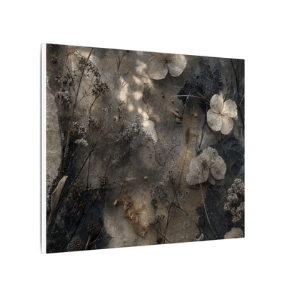 Winter Dried Flowers Texture Canvas Art | Elegant Decor