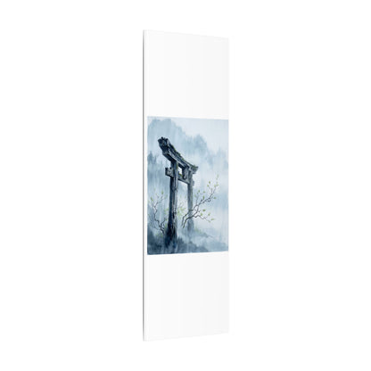 Torii Gate Canvas Art | Spring Zen Sumi E Art