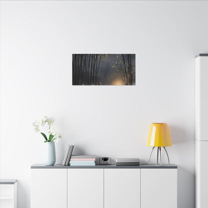 Tranquil Bamboo Grove Canvas Art - Karesansui Zen