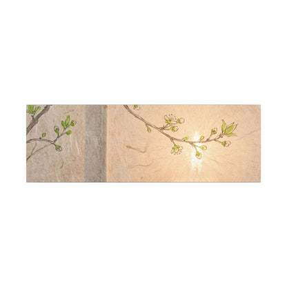 Spring Cherry Blossom Forest Whimsy Canvas Art | Rustic Decor