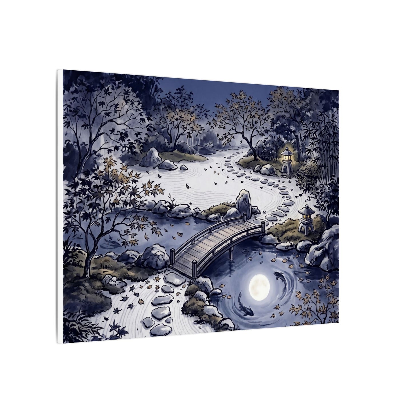 Torii Gate Enso Canvas Art | Contemplative Zen Art