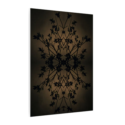 Golden Hour Shadow Play Canvas Art - Dark Japandi Seijaku