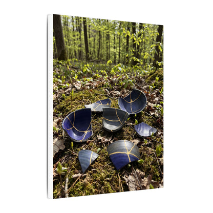 Philosophical Broken Pottery Canvas Art - Broken Beauty Kintsugi