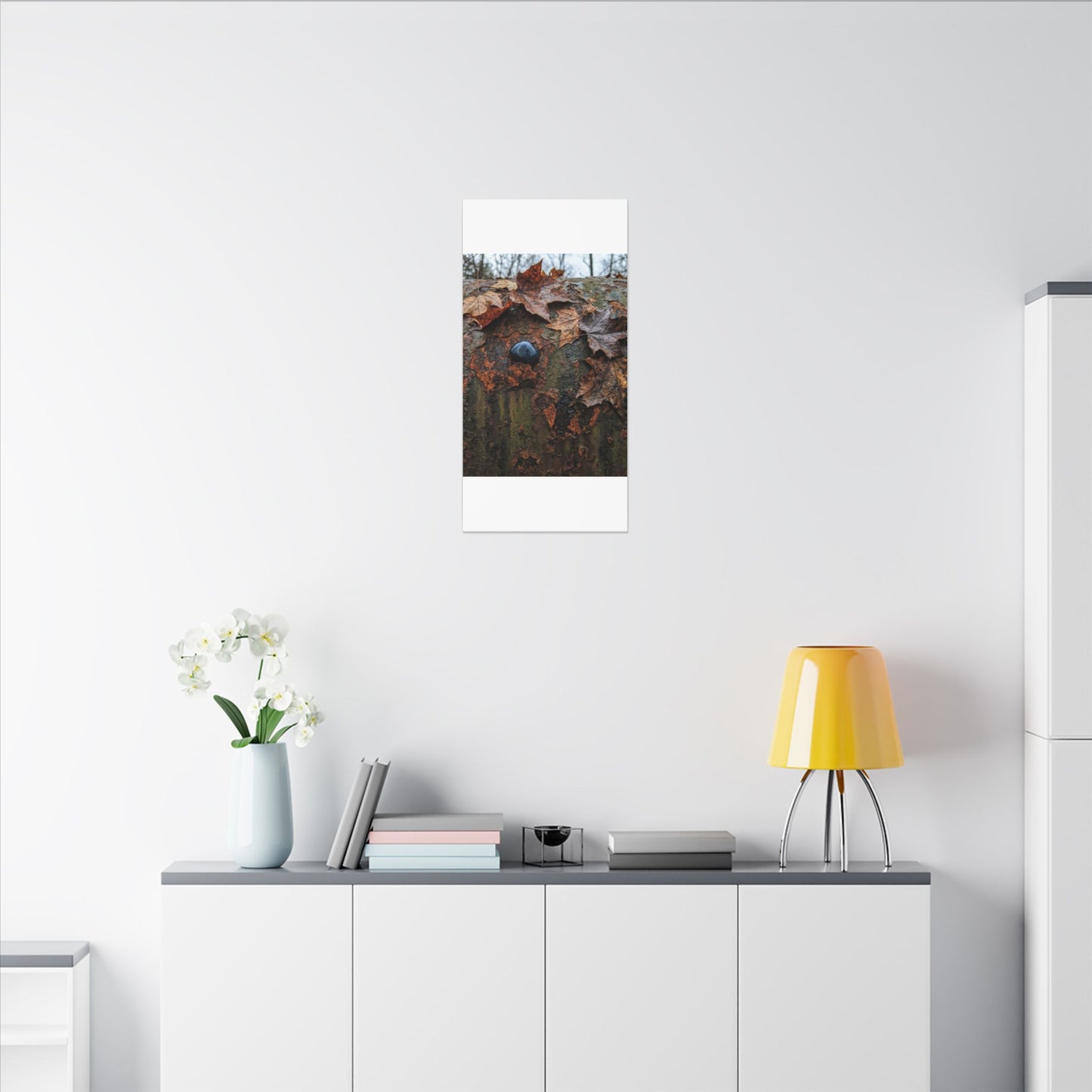 Datsuzoku Rust Patina Canvas Art - Dark Japandi Moody Minimal