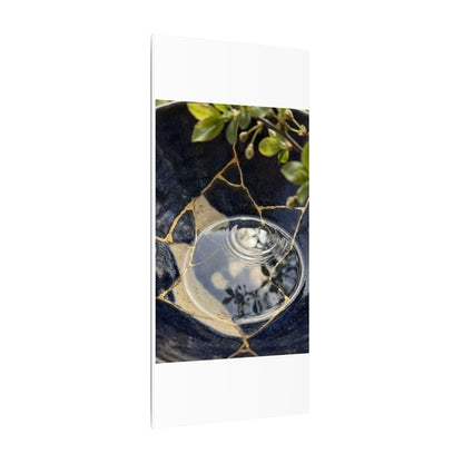 Water Ripple Spring Canvas Art | Kintsugi Beautiful Design