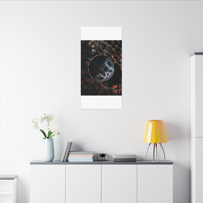 Autumn Ceramic Bowl Shadow Zen Canvas Art | Bold Decor