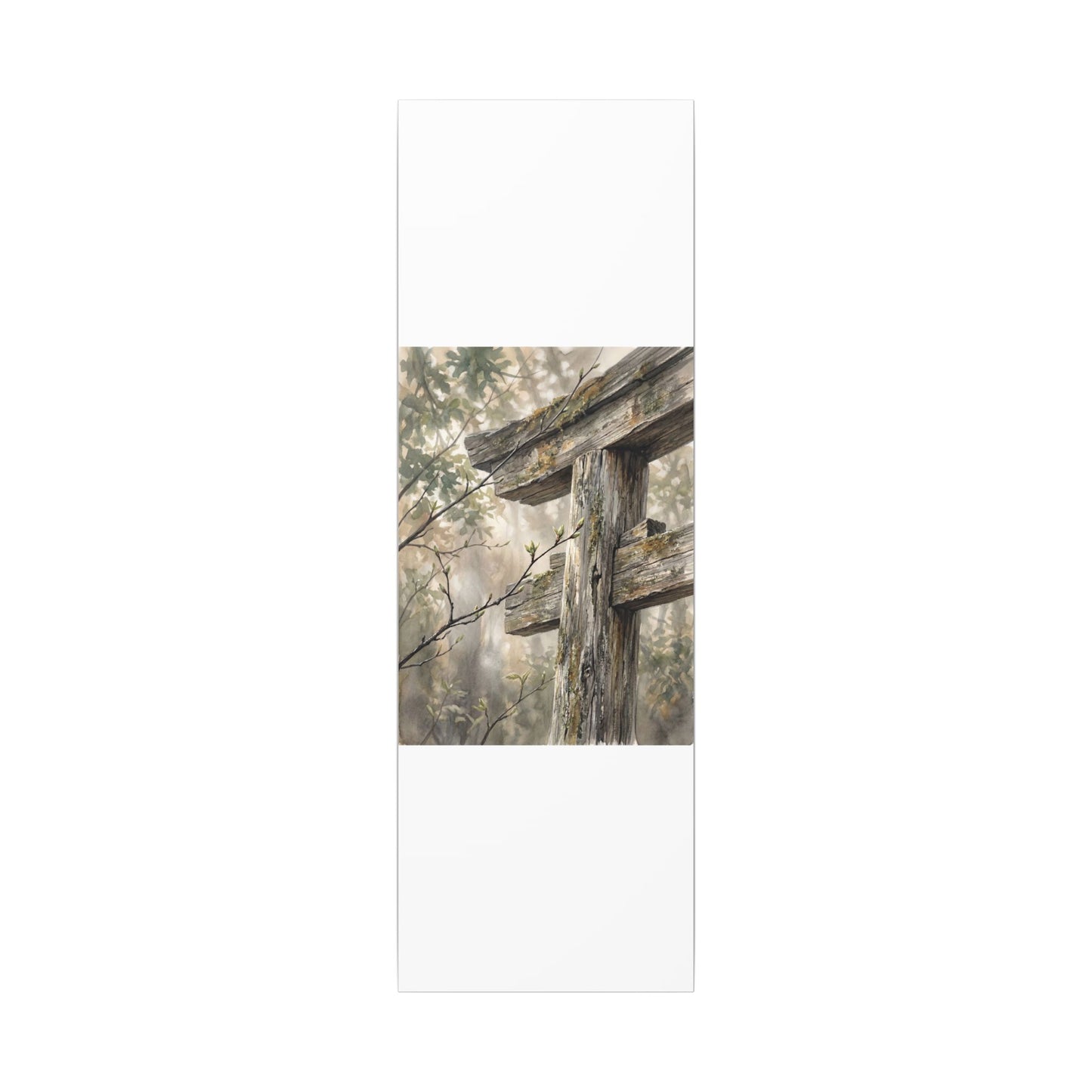 Torii Gate Spring Canvas Art | Japandi Neutral Design