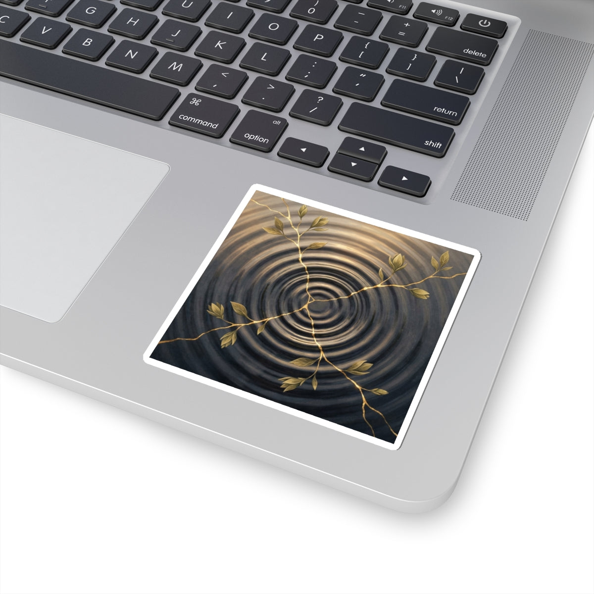 Water Ripple Spring Sticker | Kintsugi Resilient Design