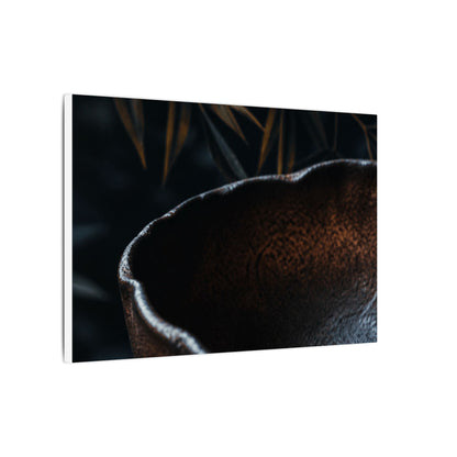 Luxurious Ceramic Bowl Canvas Art - Shadow Zen Dark Japandi