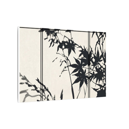 Shoji Screen Canvas Art | Summer Japandi Minimal Line Art