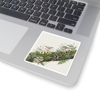 Seijaku Dried Flowers Sticker - Japandi Japanese Pattern Art Print