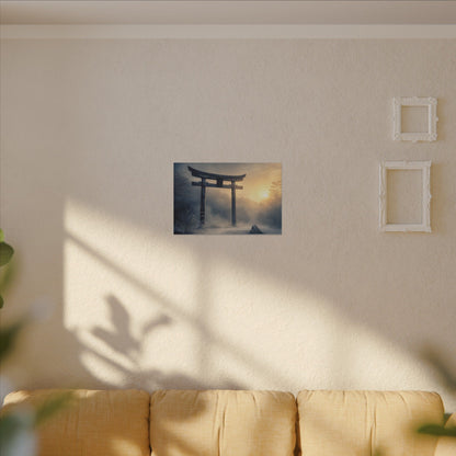 Zen Torii Gate in Golden Hour | Karesansui Canvas Art