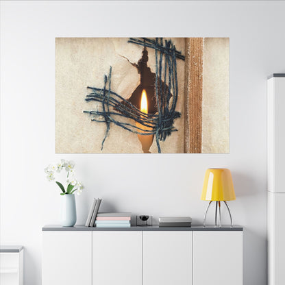 Winter Shoji Screen Broken Beauty Canvas Art | Resilient Decor
