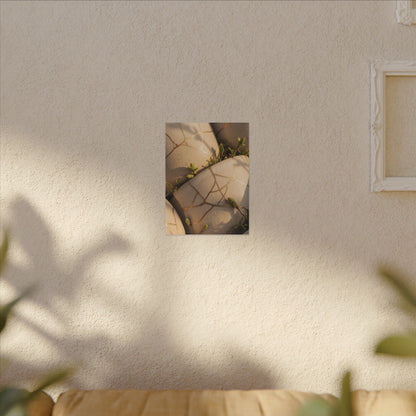 Spring Broken Pottery Gold Vein Canvas Art | Beautiful Decor