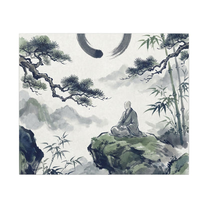 Zen Sumi-e Canvas Art