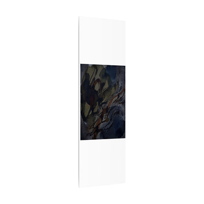 Shadow Play Winter Canvas Art | Dark Japandi Luxurious Design