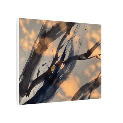 Datsuzoku Ink Brushstroke Canvas Art - Dark Japandi Shadow Zen