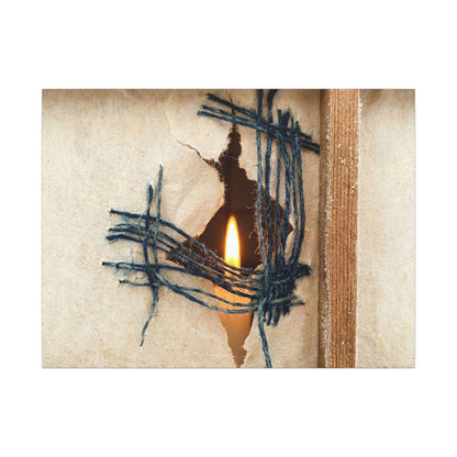 Winter Shoji Screen Broken Beauty Canvas Art | Resilient Decor