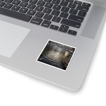 Water Ripple Sticker | Winter Kintsugi Broken Beauty Art