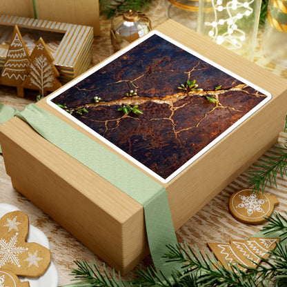 Candlelight Rust Patina Sticker - Kintsugi Shibui