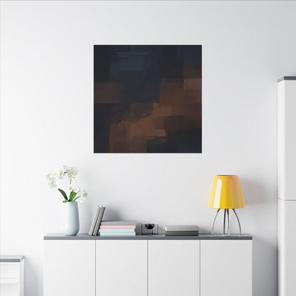 Wabi-sabi Minimal-line Japandi Charcoal Canvas Art