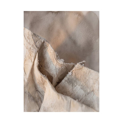 Winter Paper Fold Watercolor Wall Art Print | Elegant Decor