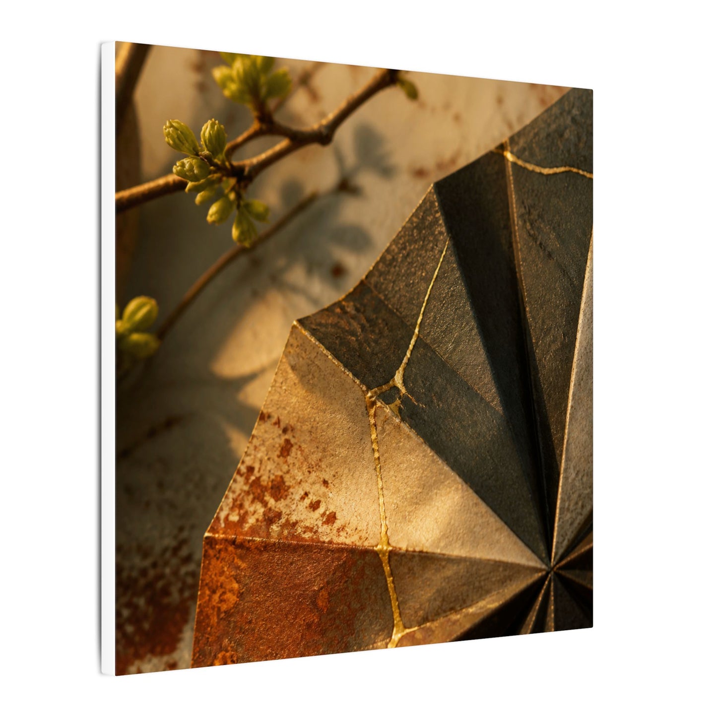 Ma Paper Fold Canvas Art - Kintsugi Broken Beauty