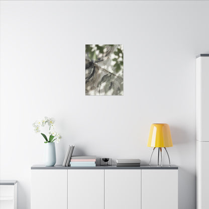 Spring Paper Fold Watercolor Canvas Art | Warm Decor