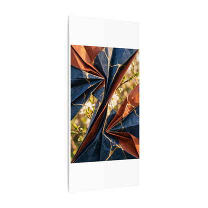 Golden Hour Paper Fold Canvas Art - Kintsugi Ma