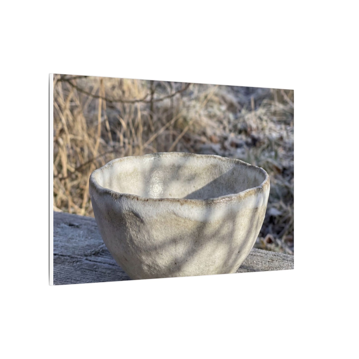 Dappled Ceramic Bowl Canvas Art - Japandi Fukinsei
