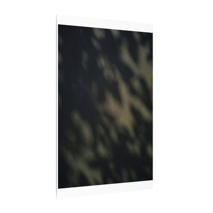 Dappled Shadow Play Canvas Art - Dark Japandi Ma